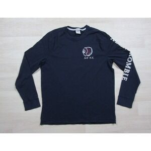 Vintage Abercrombie & Fitch Long Sleeve TShirt (XL) Indian Head Opaque Print Y2K